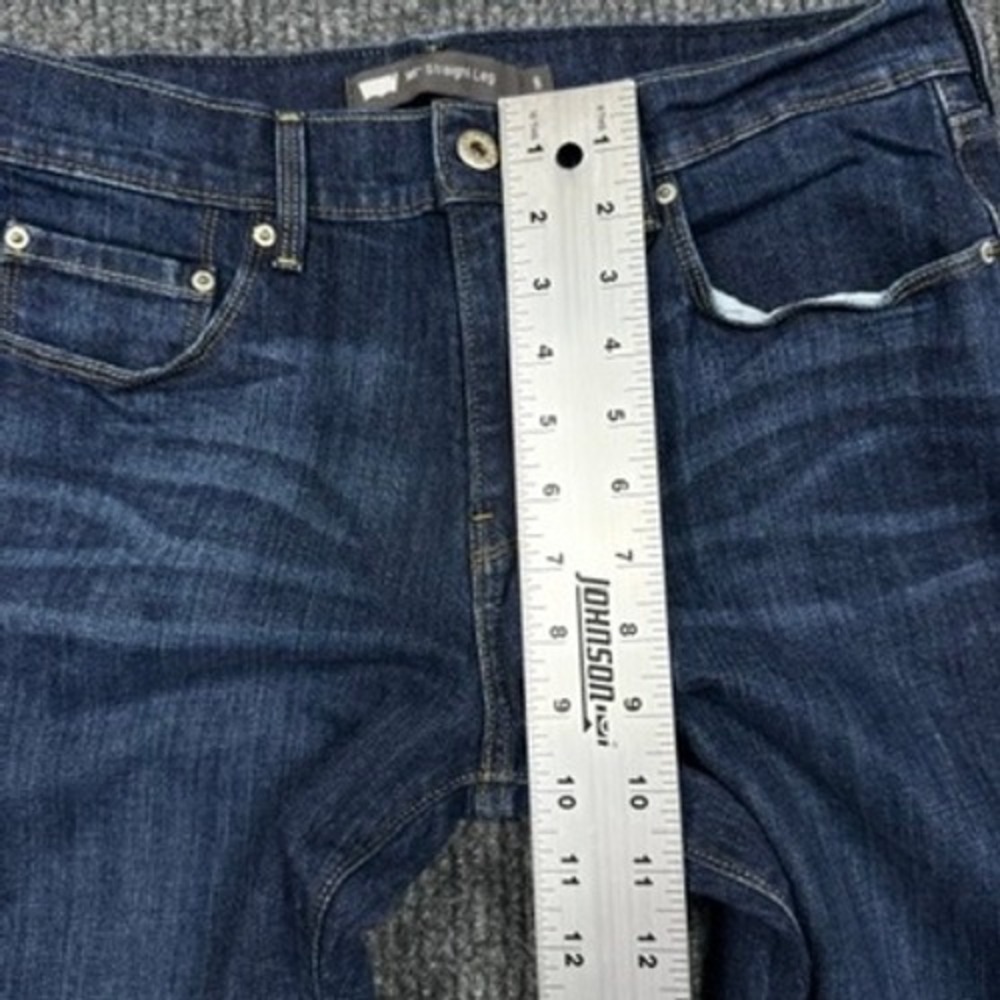 Levis 505 Straight Leg Jeans Womens Size 8M/W29 Dark Wash Blue Denim 15505-0111 - Picture 6 of 15